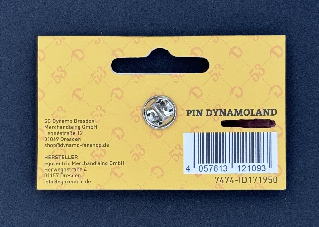Dynamo Dresden (Germany) Dynamoland Official Pin Badge 3.webp