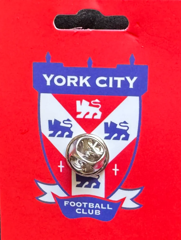 York City FC (England) Official Retro Pin Badge 3.webp