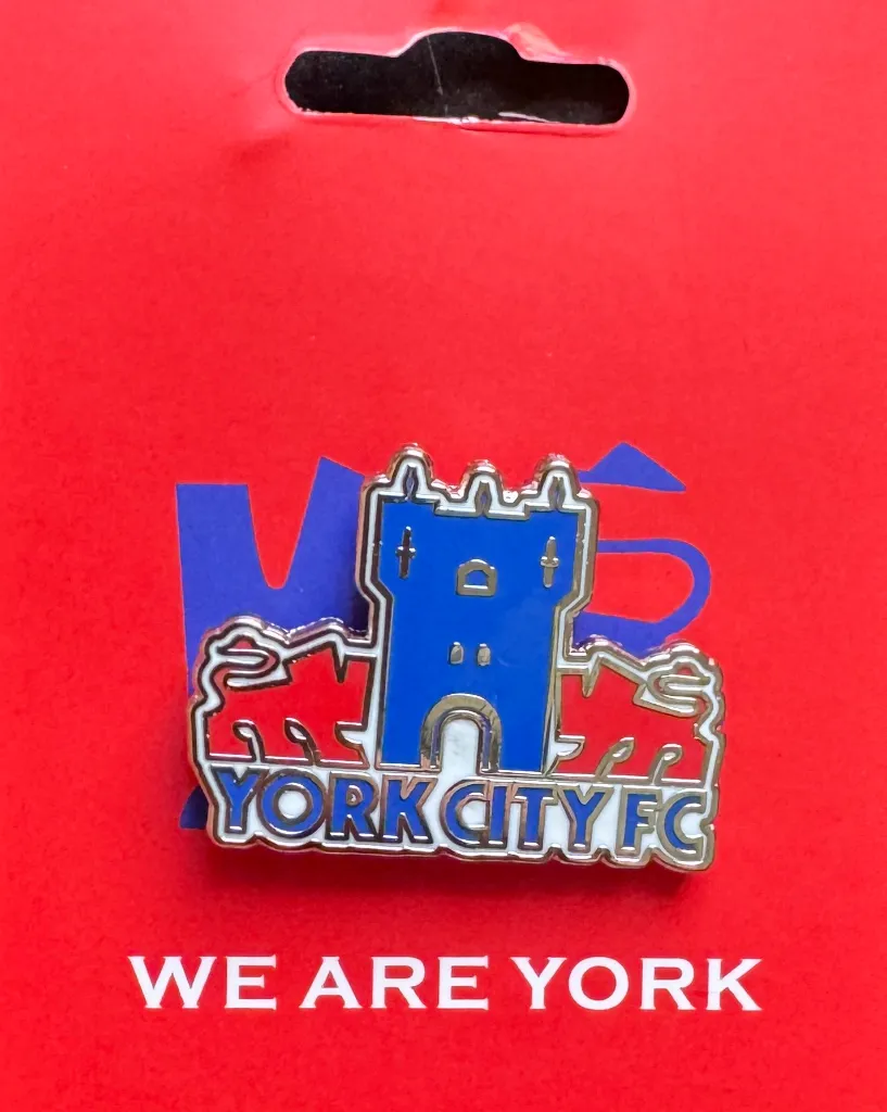 York City FC (England) Official Retro Pin Badge 2.webp