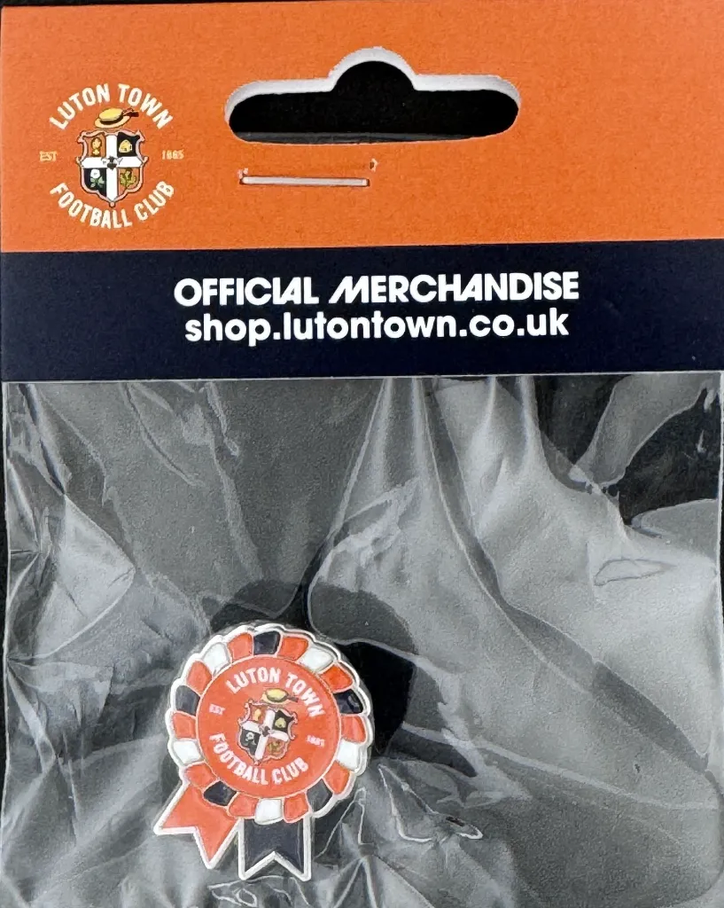 Luton Town (England) Official Rossette Pin Badge 2.webp