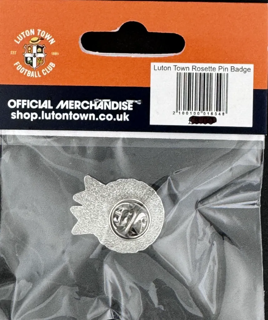 Luton Town (England) Official Rossette Pin Badge 3.webp