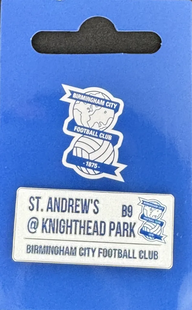 Birmingham City FC (England) Street Sign Pin Badge (2).webp