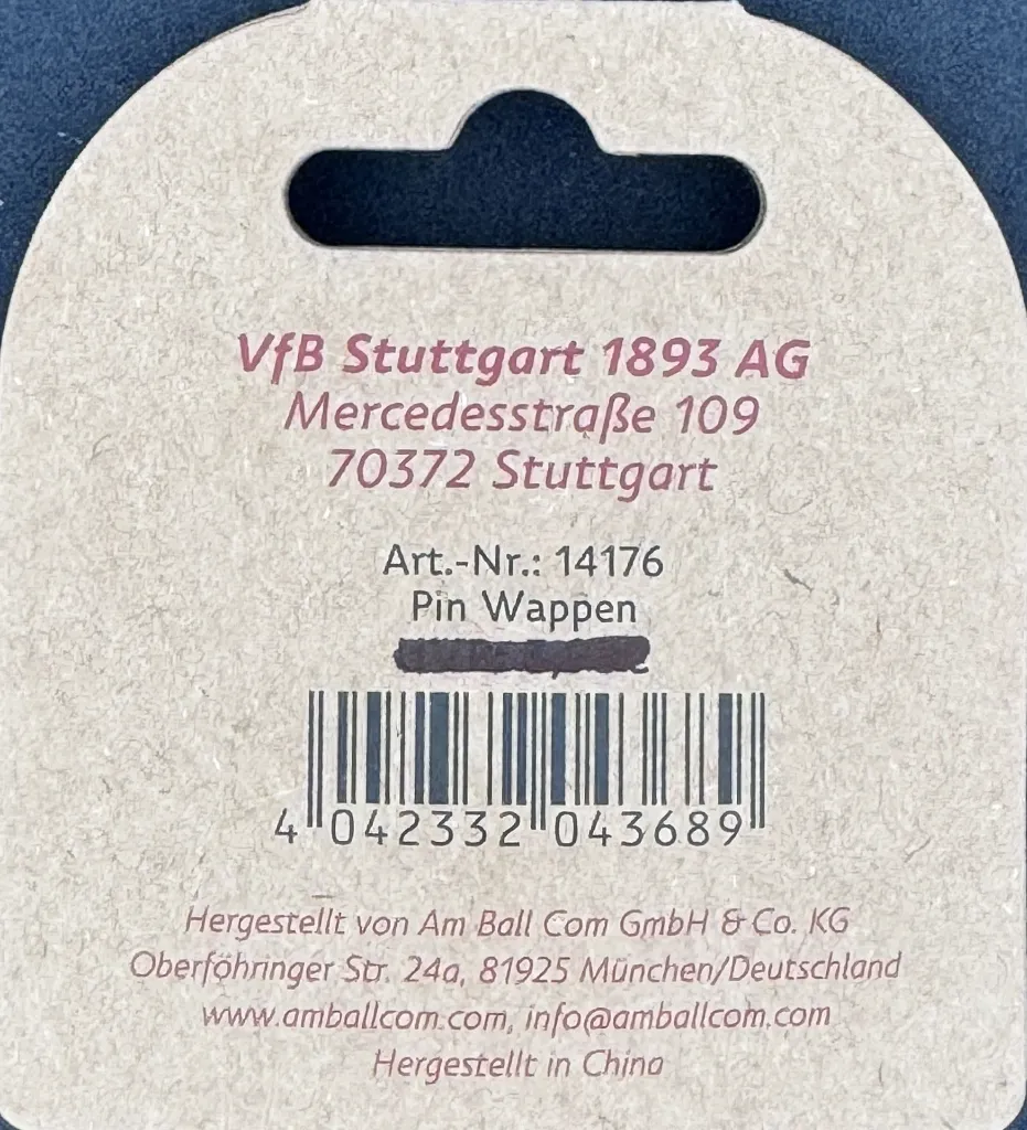 VfB Stuttgart (Germany) Official Pin Badge (3).webp