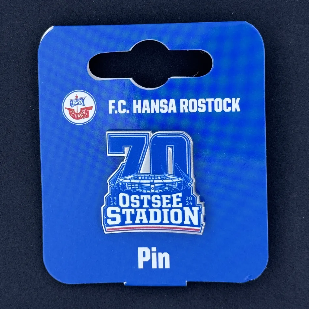 Hansa Rostock 70 Years Official Pin Badge 2.webp