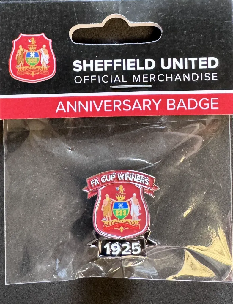 Sheffield United FA Cup Winner 1925(England) Official Logo Pin Badge 2.webp