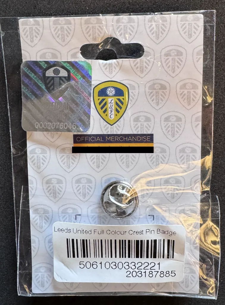 Leeds United FC (England) Official Pin Badge 3.webp