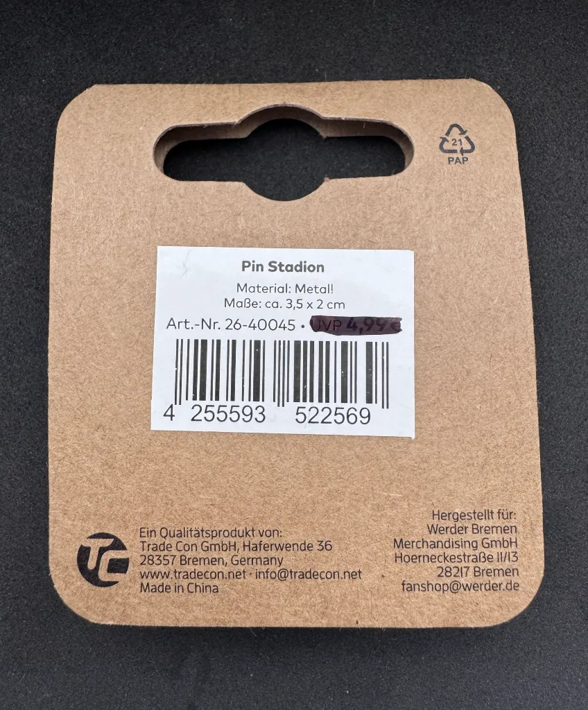 Werder Bremen (Germany) Official Pin Badge Stadium (3).webp