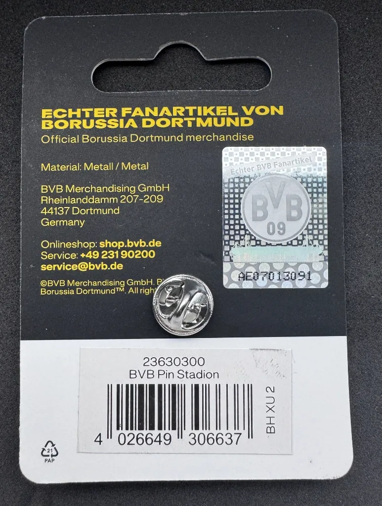 Borussia Dortmund (Germany) Official  Pin Badge Stadium (3).webp
