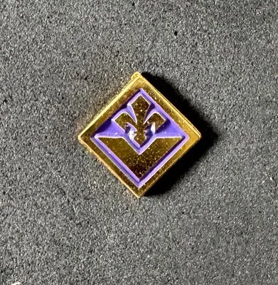[ACF02] ACF Fiorentina Gold (Italy) Official Pin Badge 