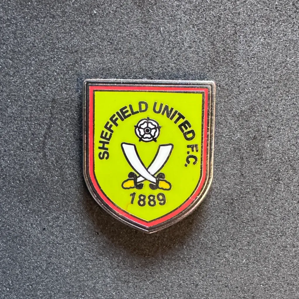 Sheffield United (England) Green Crest Pin Badge