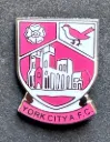 York City (England) Old Crest Official Pin Badge 