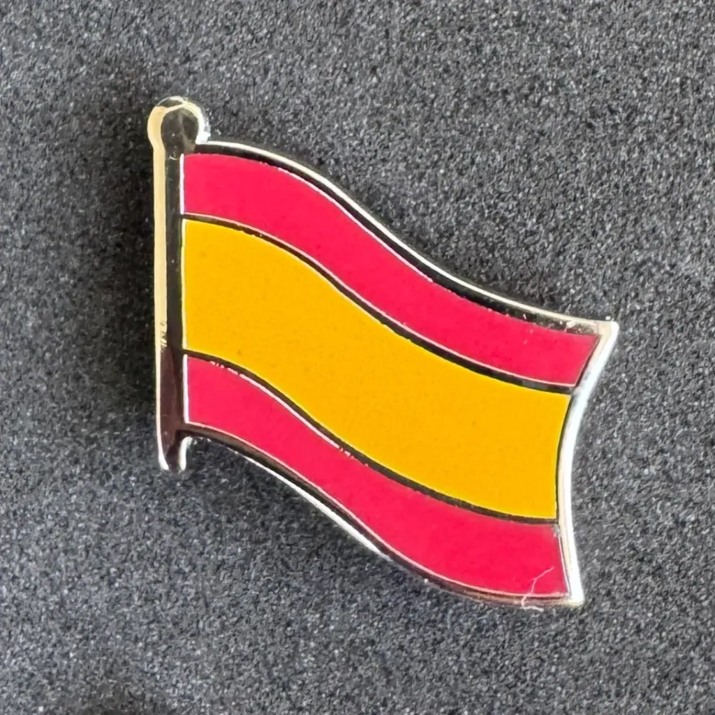 Football Country Flag Pin Badge Spain