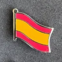 Football Country Flag Pin Badge Spain