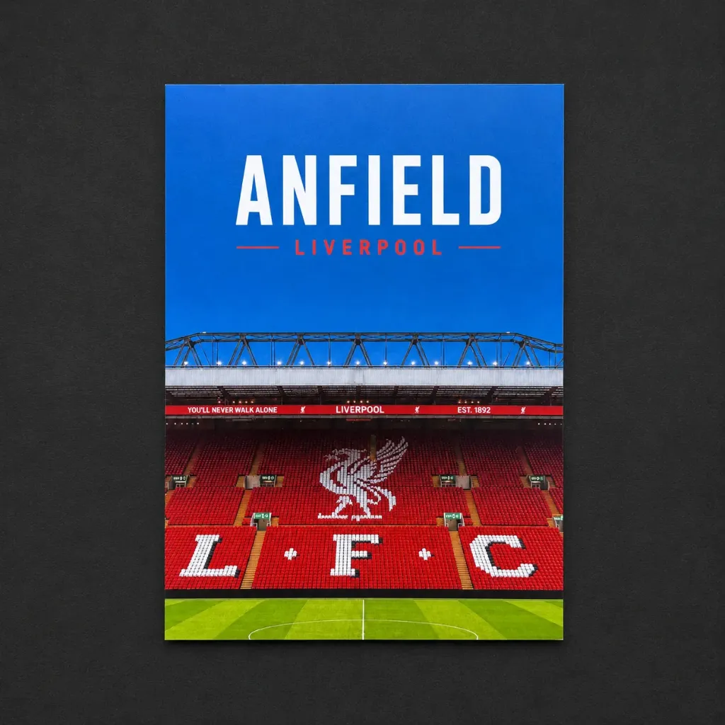 Anfield (Liverpool) Football Stadium Card