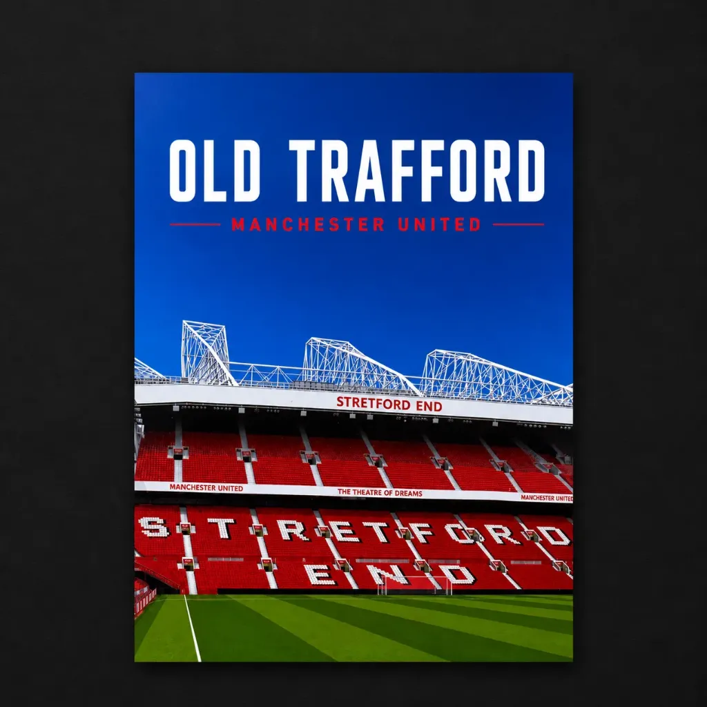 Old Trafford (Manchester) Football Stadium Card