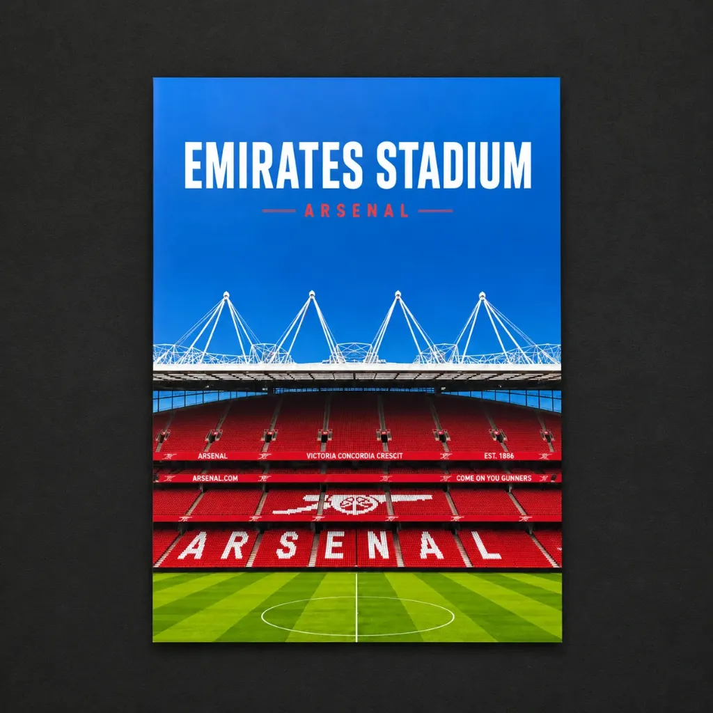Emirates Stadium (London) Football Stadium Card