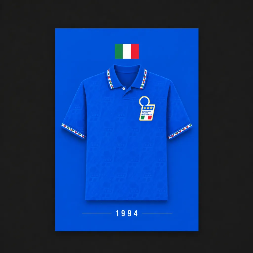 Footballshirt Card Italy 1994