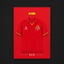 Footballshirt Card Spain 1990