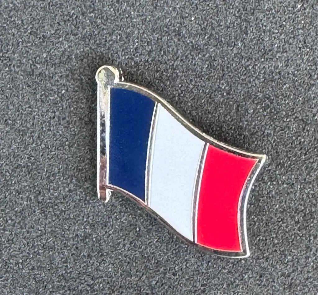 Football Country Flag Pin Badge France