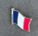 Football Country Flag Pin Badge France