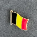 Football Country Flag Pin Badge Belgium