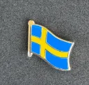 Football Country Flag Pin Badge Sweden