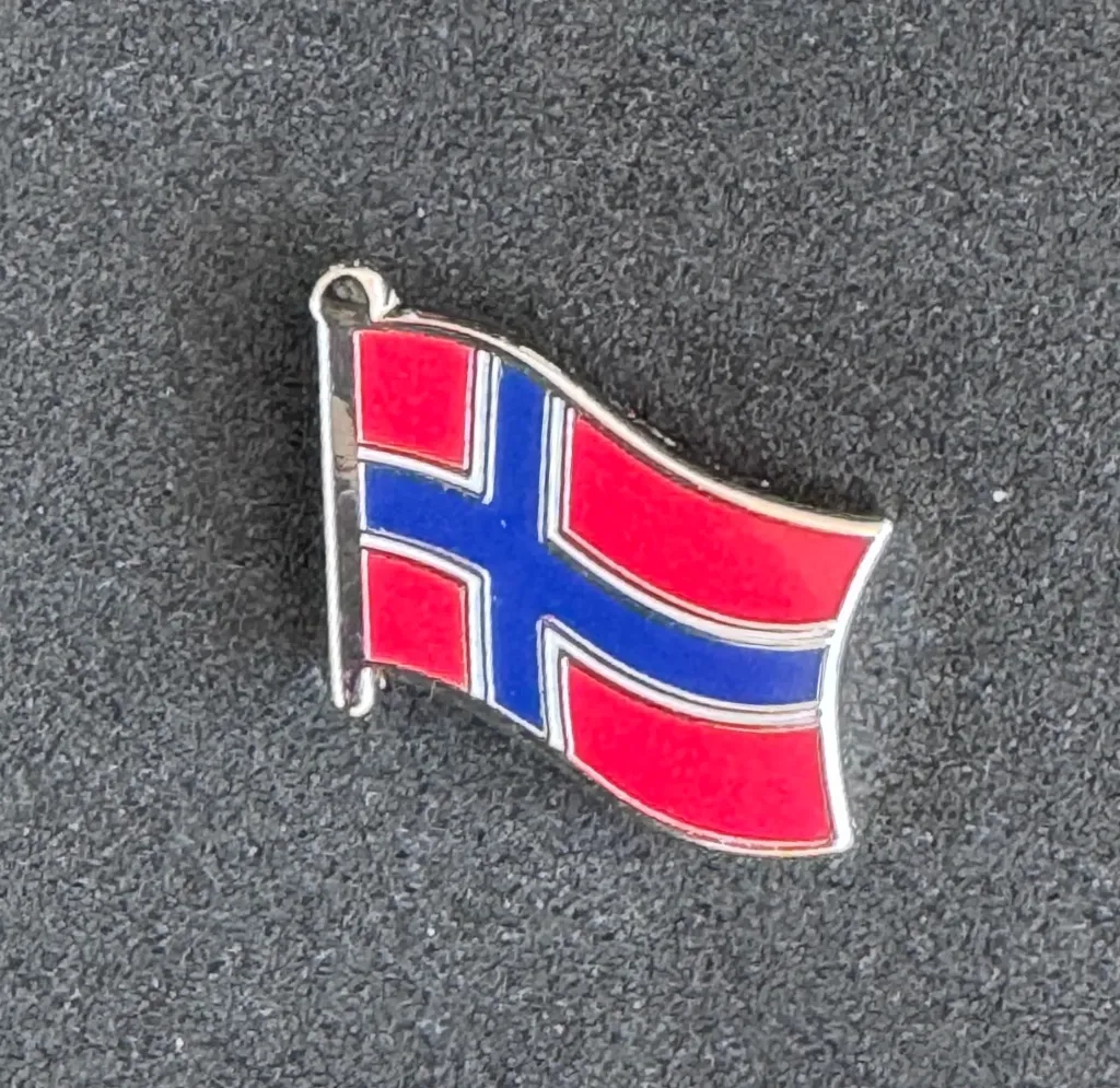 [FlagNorway] Football Country Flag Pin Badge Norway