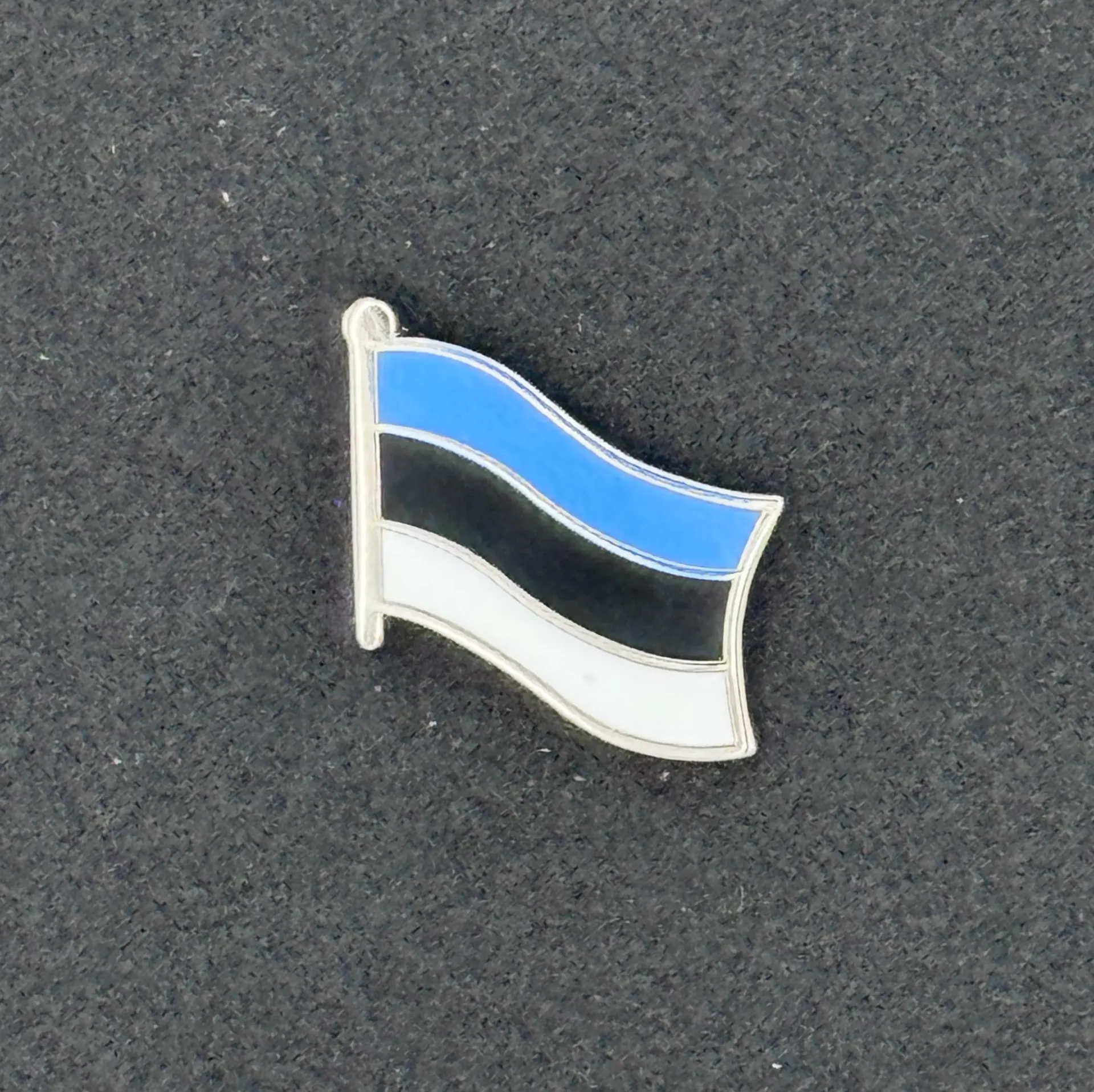 Football Country Flag Pin Badge Estonia