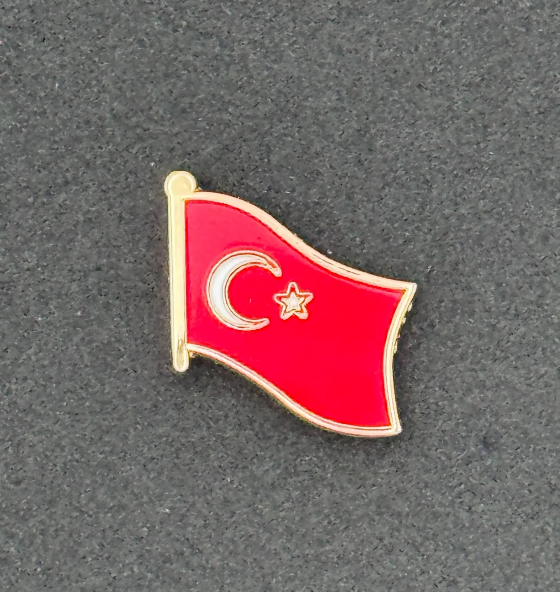 [FlagTürkiye] Football Country Flag Pin Badge Türkiye