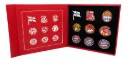 FC Bayern München (Germany) 9x Pin Retro Logos