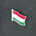 Football Country Flag Pin Badge Hungary