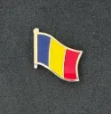 Football Country Flag Pin Badge Romania