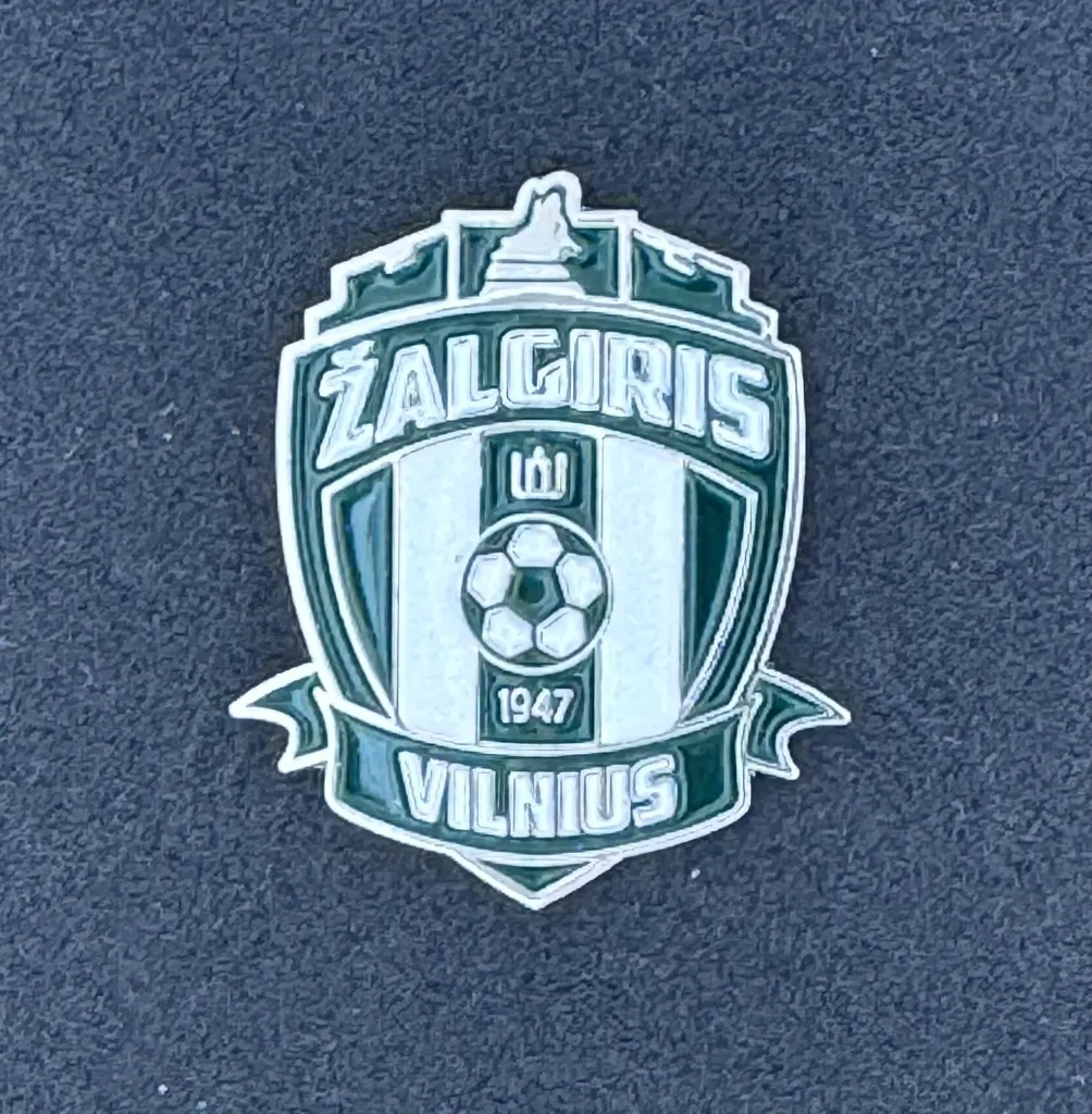 [Zalgiris001] Zalgiris Vilnius (Lithuania) Official Pin Badge