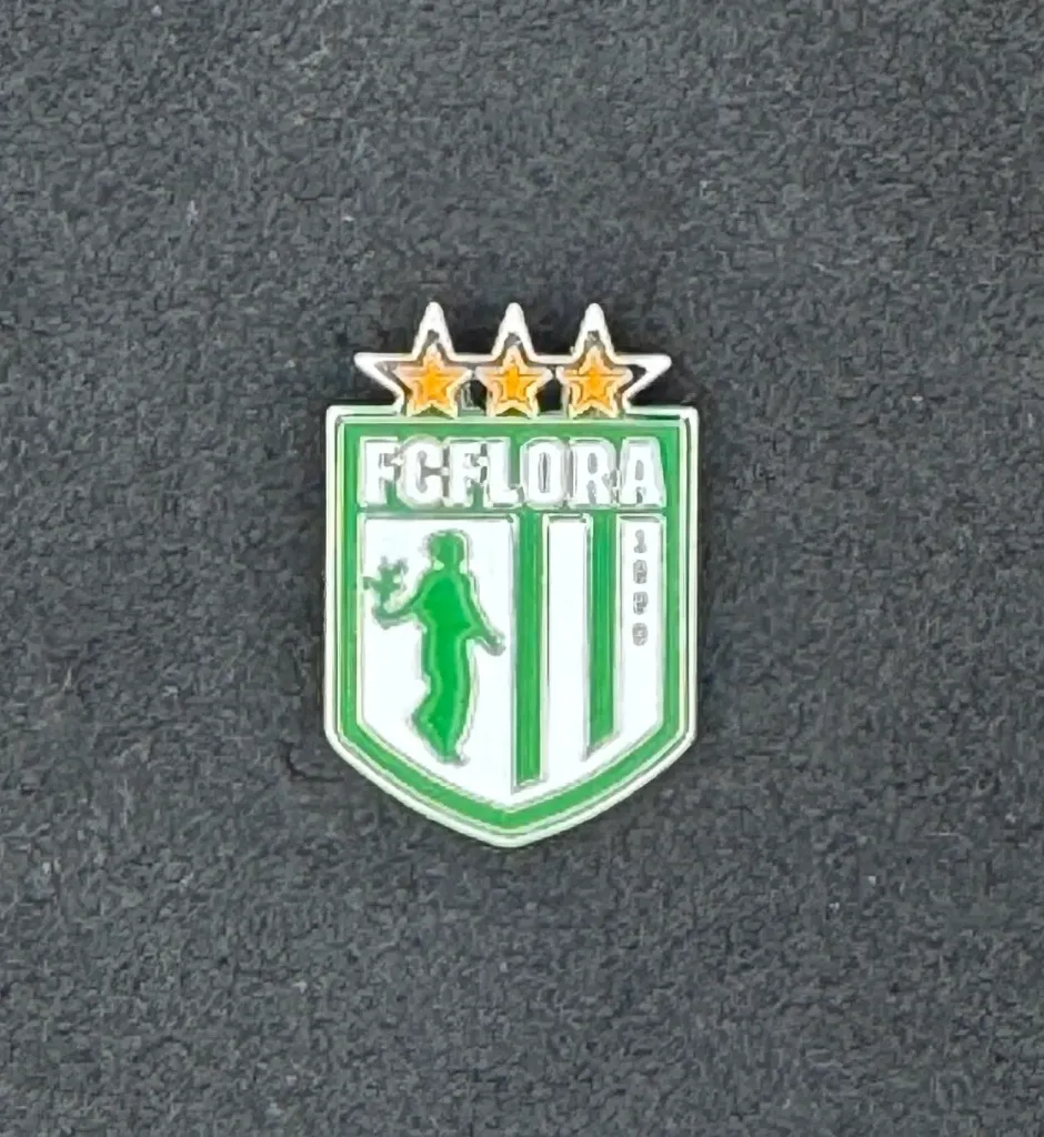 [Flora001] Tallinna FC Flora (Estonia) Official Pin Badge