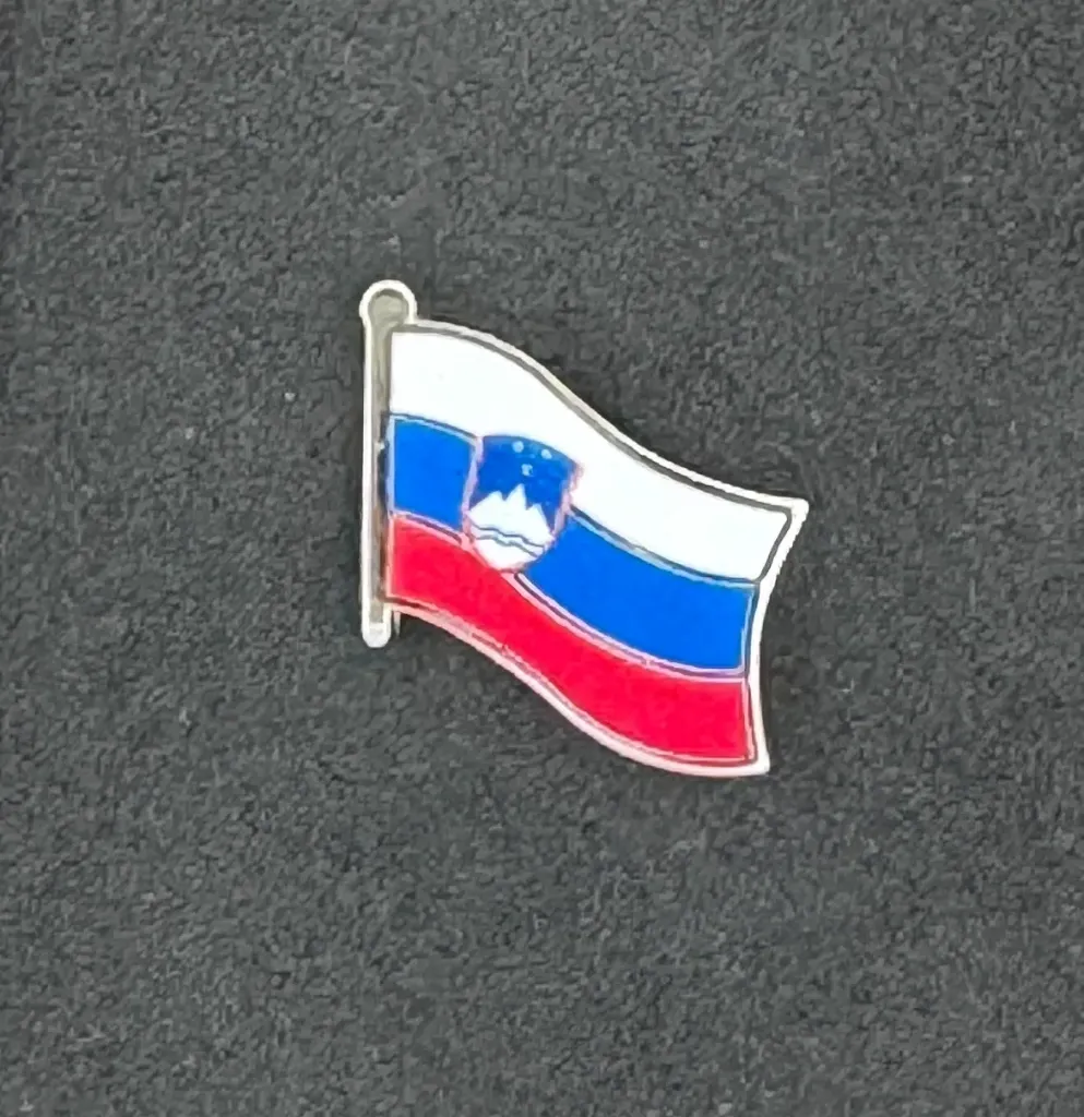 Football Country Flag Pin Badge Slovenia