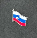 Football Country Flag Pin Badge Slovenia