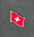 Football Country Flag Pin Badge Switzerland