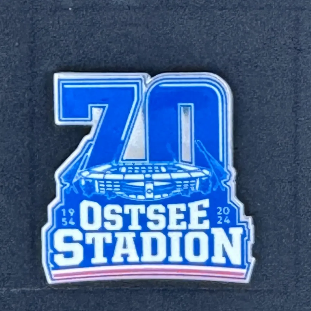 [FCHansa03] FC Hansa Rostock (Germany) 70 Years Official Pin Badge