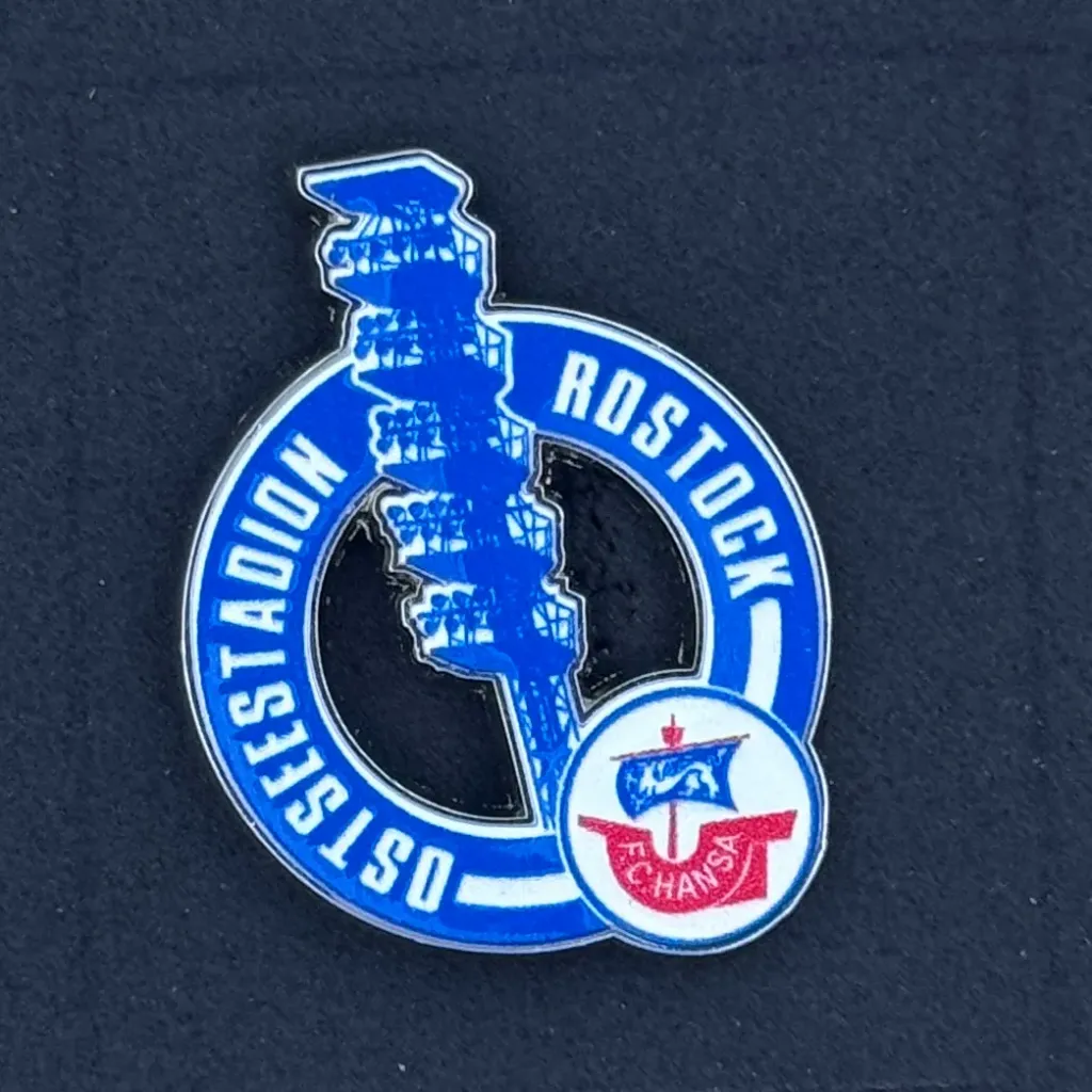 [FCHansa04] FC Hansa Rostock (Germany) 70 Years Official Pin Badge