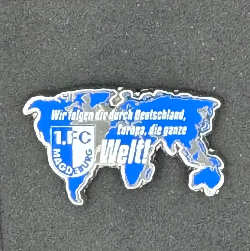 [Magdeburg02] 1. FC Magdeburg (Germany) Official Pin Badge WorldMap