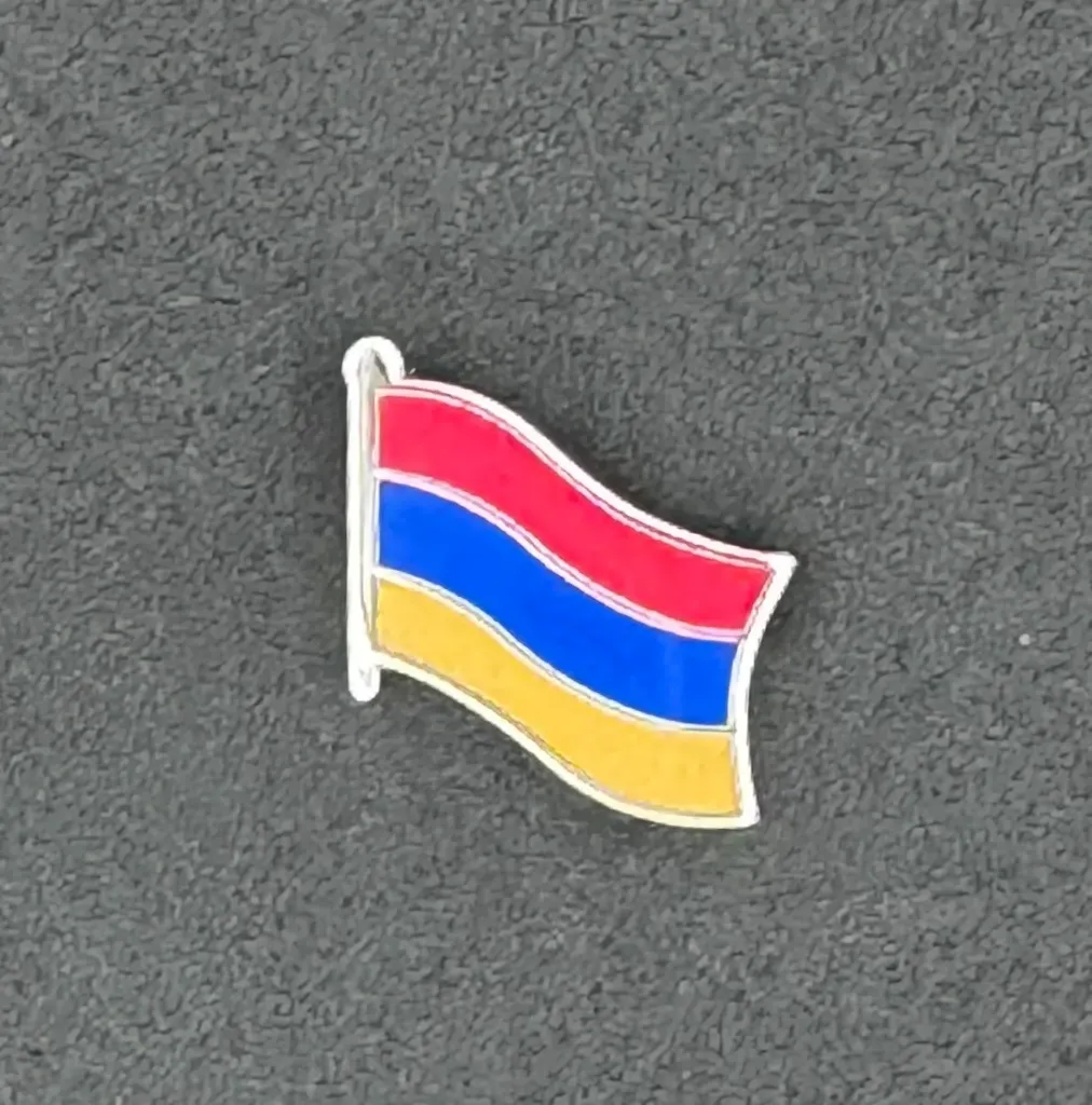 Football Country Flag Pin Badge Armenia