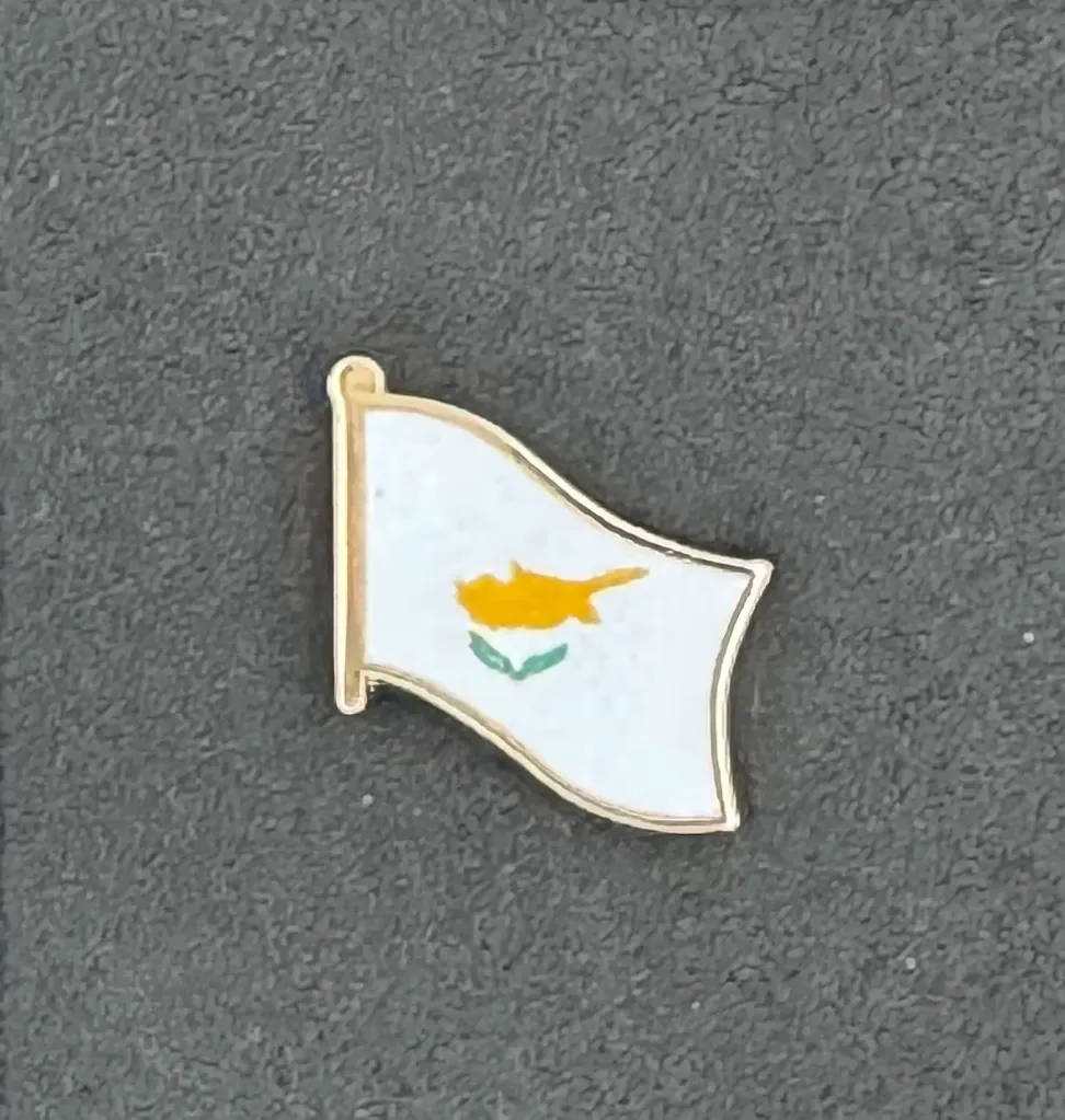 [FlagCyprus] Football Country Flag Pin Badge Cyprus
